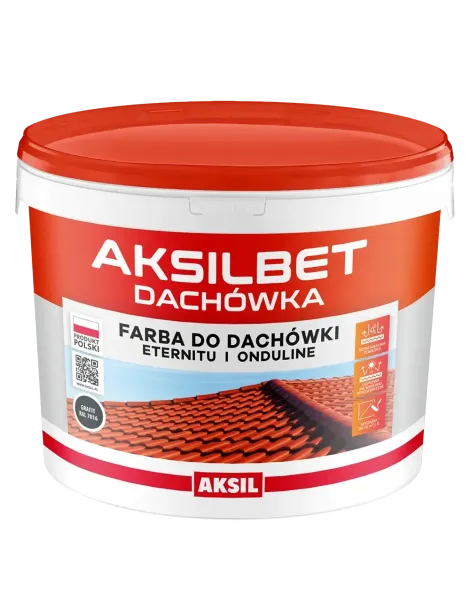 Фарба AKSILBET DACHOWKA для бетонної плитки, ондуліну та етерніту