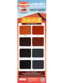 AKSILBET DACHOWKA Farbe für Betonplatten, Onduline und Eternit