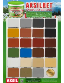 copy of AKSILBET paint for concrete and concrete fences - primary colors