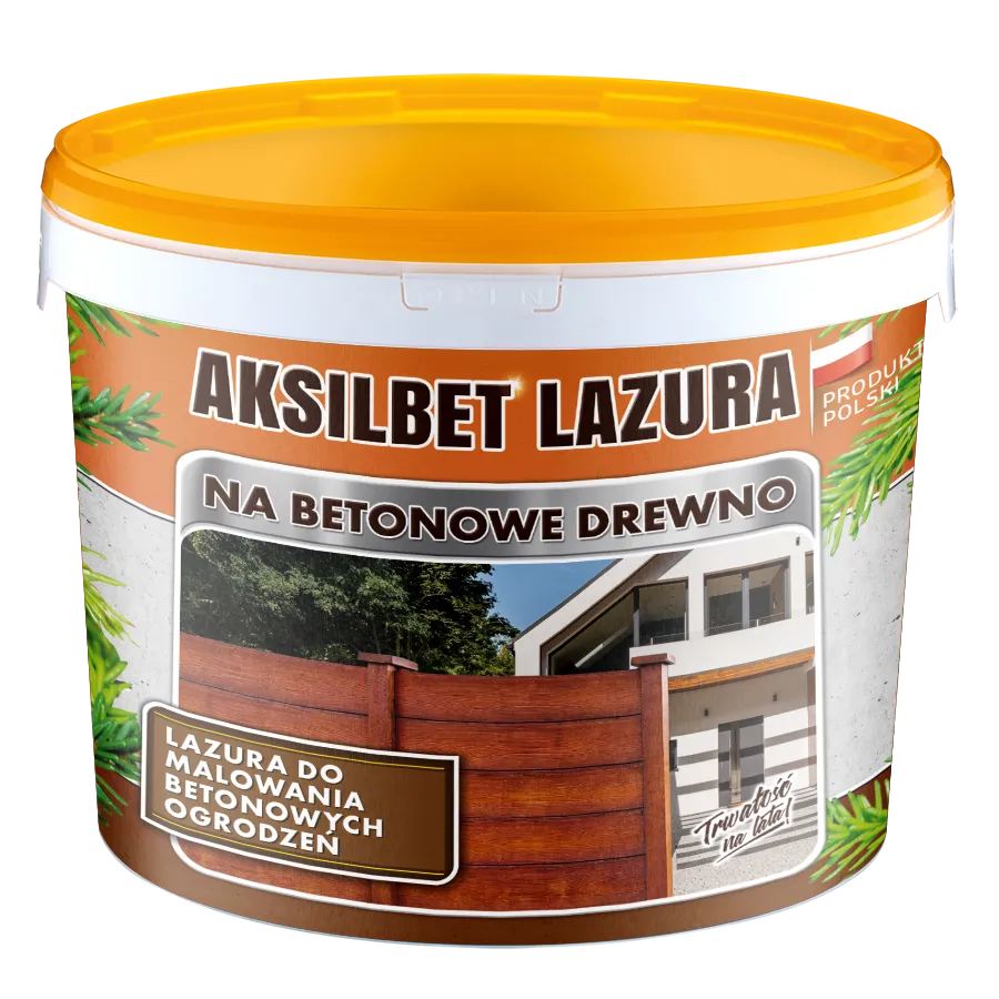 AKSILBET lazura na betonowe drewno – podkreślenie rysunku słojów