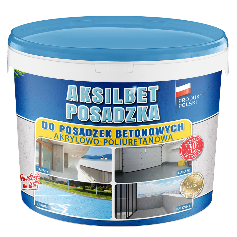 AKSILBET POSADZKA – akrylowo-poliuretanowa farba do posadzek betonowych i oznakowania miejsc parkingowych